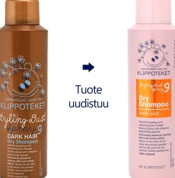 Klippoteket Hiusten Muotoilutuotteet<Styling Dust Spray Dry Shampoo kuivashampoo tummille hiuksille 200 ml