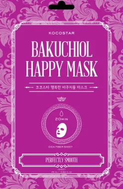 Kocostar Korealainen Ihonhoito|Ihonhoidon Tehoaineet<Bakuchiol Happy Mask kangasnaamio 1 kpl