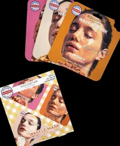 Kocostar Korealainen Ihonhoito|Kasvojenhoito<Waffle Mask Kit 3 kpl