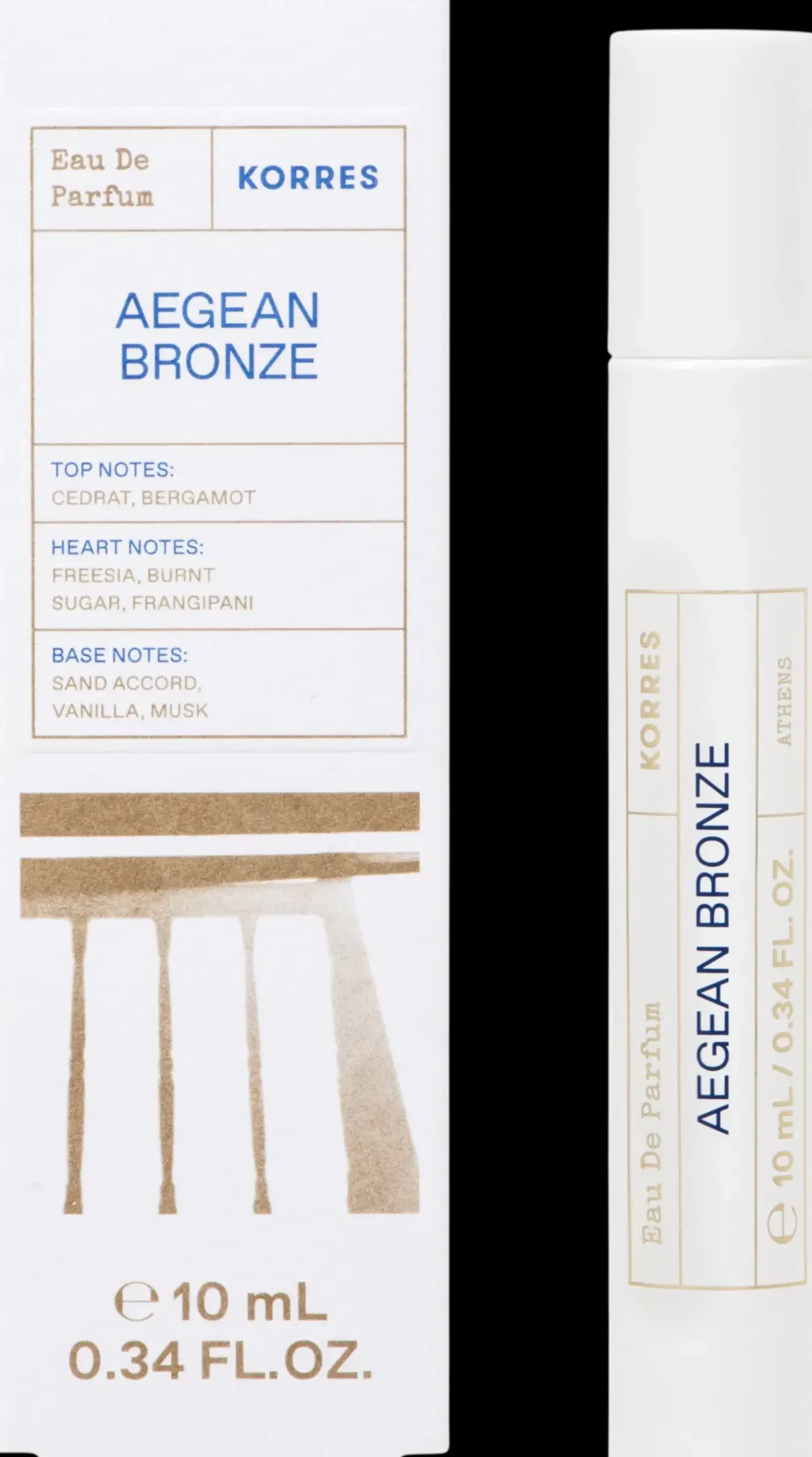 Korres Hajuvedet<Aegean Bronze Eau de Parfum roll-on 10ml