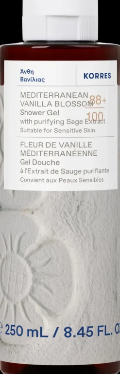 Korres Vartalonhoito<Mediterranean Vanilla Blossom suihkugeeli 250ml