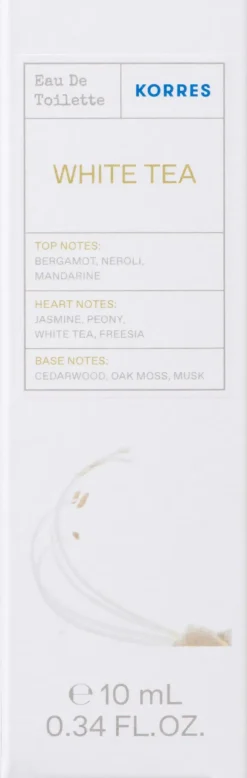 Korres Hajuvedet<White Tea EdT roll-on tuoksu 10 ml