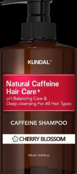 Kundal Korealainen Hiustenhoito|Shampoot<natural caffeine shampoo 500 ml