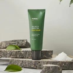 Kundal Korealainen Hiustenhoito|Hiustenhoito<sea salt & green tea scalp scaler 200 ml