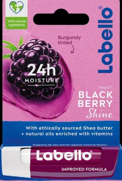 Labello Kasvojenhoito<4,8g Blackberry Shine -huulivoide