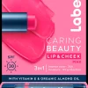 Labello Kasvojenhoito<4,8g Caring Beauty Pink - sävyttävä voide huulille ja poskille