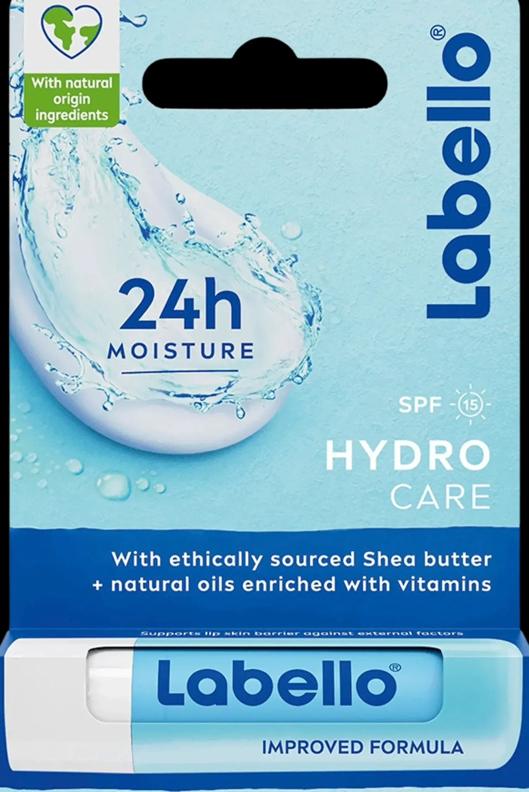 Labello Kasvojenhoito<4,8g Hydro Care SK15 -huulivoide