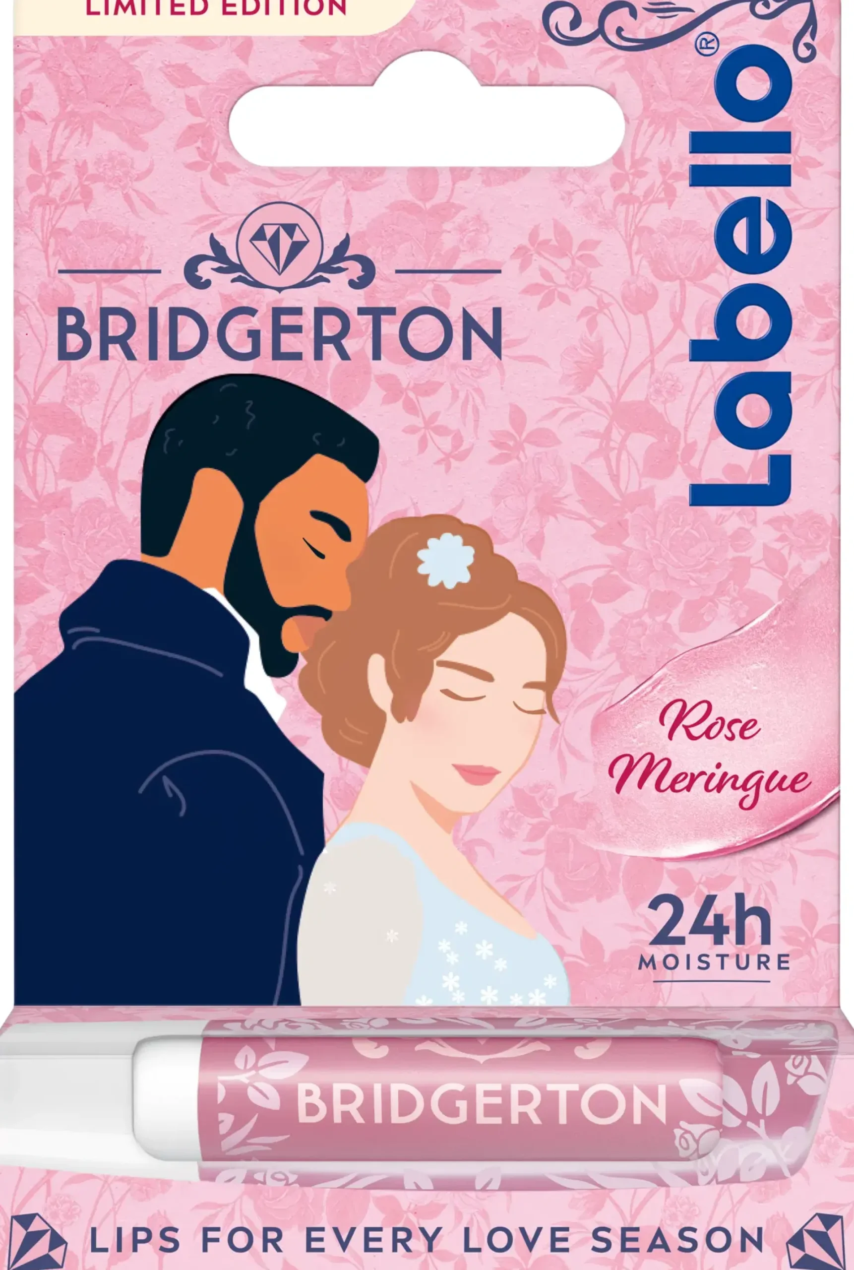 Labello Kasvojenhoito<4,8g Rose Meringue -huulivoide
