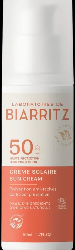 Laboratoires De Biarritz Ihonhoito|Aurinkotuotteet<Face Sun Cream Aurinkovoide Kasvoille SPF50 50ml