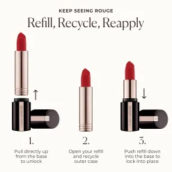Laura Mercier Huulimeikit<Caviar Smoothing Matte Lipstick Refill mattahuulipunan täyttöpakkaus 3,8 g