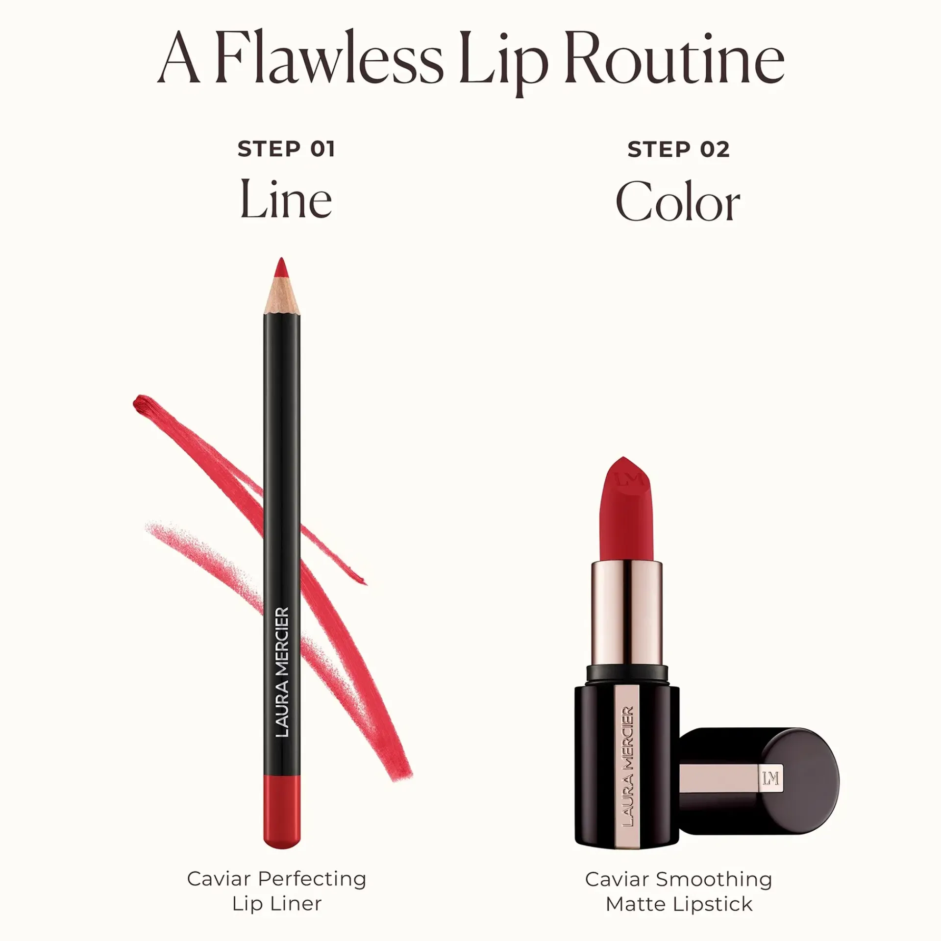 Laura Mercier Huulimeikit<Caviar Smoothing Matte Lipstick Refill mattahuulipunan täyttöpakkaus 3,8 g