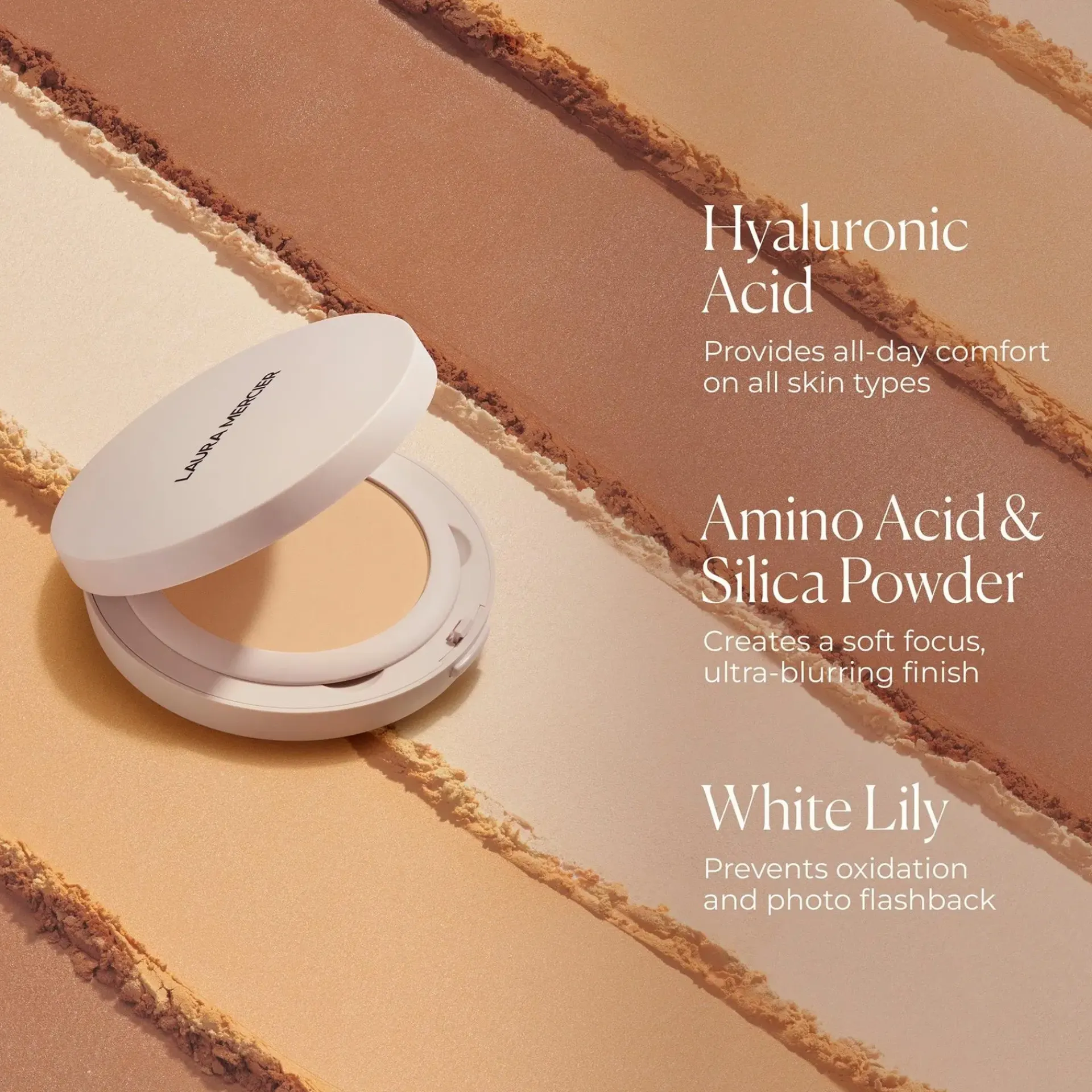Laura Mercier Kasvomeikit<Translucent Pressed Setting Powder Ultra-Blur puuteri 6,5 g