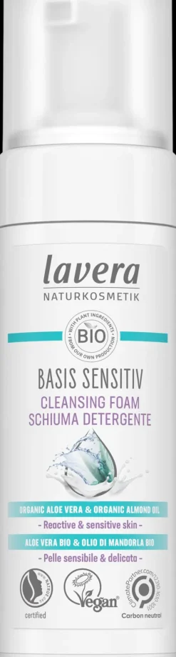 lavera Ihohaasteet|Ihotyypit<Basis Sensitiv Cleansing Foam 150ml