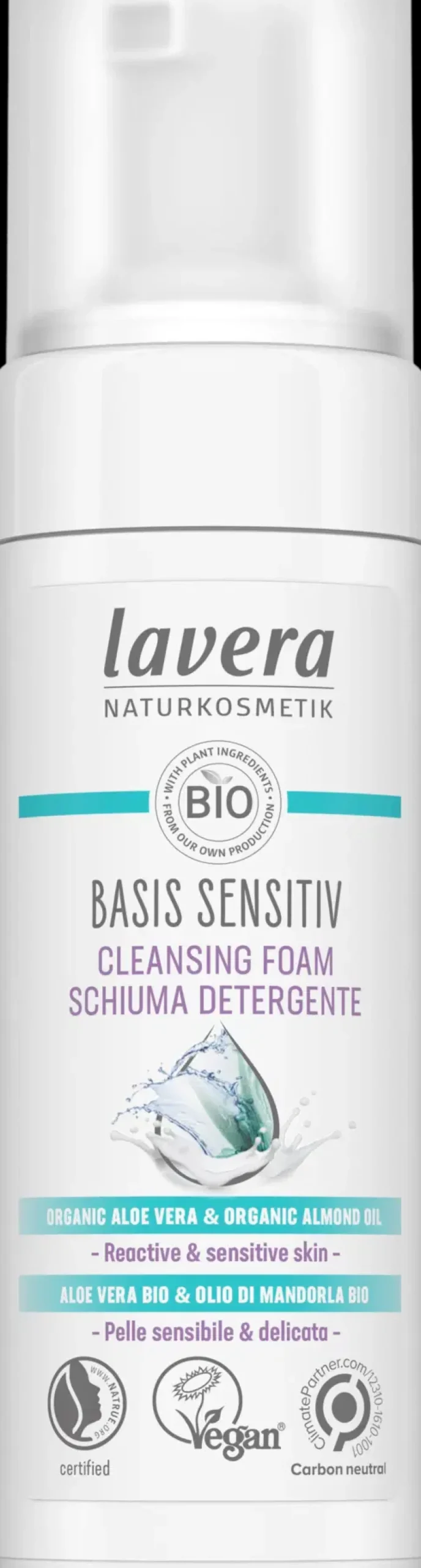 lavera Ihohaasteet|Ihotyypit<Basis Sensitiv Cleansing Foam 150ml
