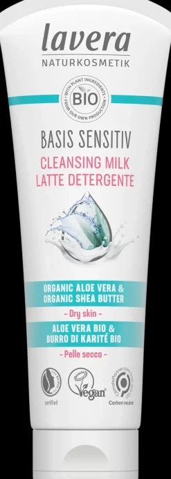 lavera Ihohaasteet|Ihotyypit<Basis Sensitiv Cleansing Milk 125ml