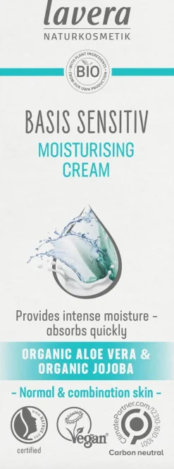 lavera Ihohaasteet|Ihonhoito<Basis Sensitiv Moisturising Cream 50ml