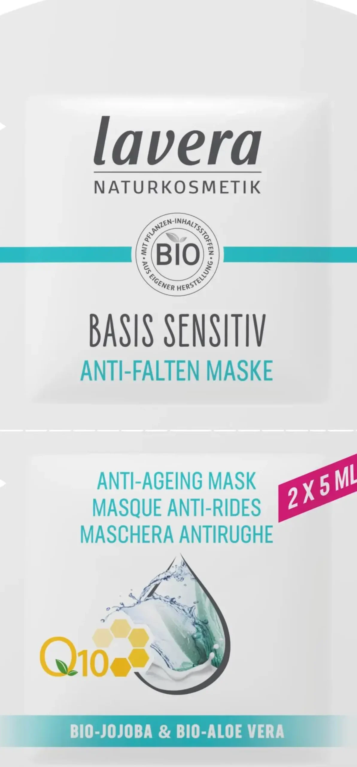 lavera Ihohaasteet|Ihonhoito<Basis Sensitiv Q10 Mask 2x5ml