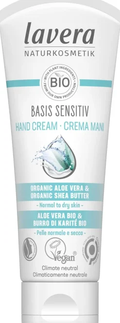 lavera Ihonhoito|Käsienhoito<Basis Sensitive Käsivoide 75ml