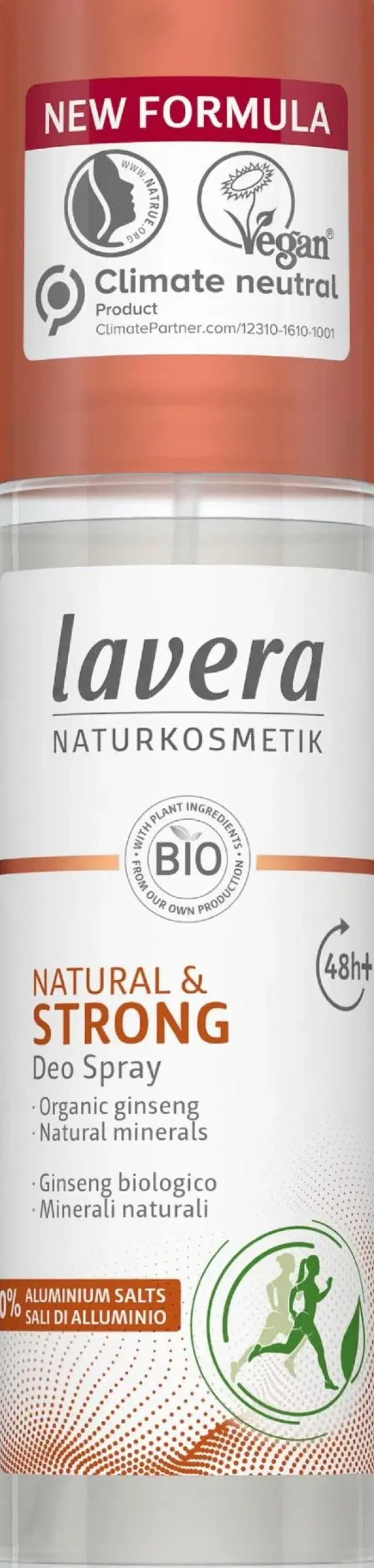 lavera Ihonhoito|Vartalonhoito<Deo Spray Natural & Strong 75ml