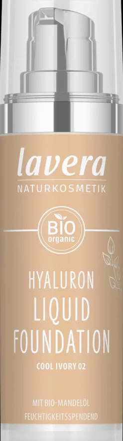 lavera Meikit|Kasvomeikit<Hyaluron Liquid Foundation -Cool Ivory 02- 30 ml
