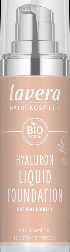 lavera Meikit|Kasvomeikit<Hyaluron Liquid Foundation -Natural Ivory 01- 30 ml