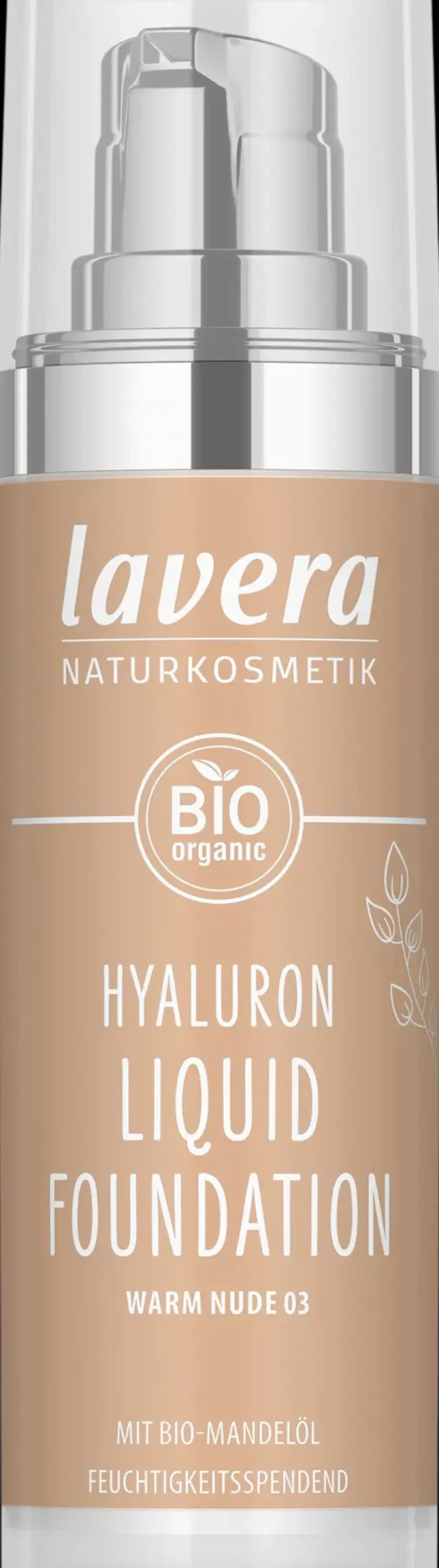 lavera Meikit|Kasvomeikit<Hyaluron Liquid Foundation -Warm Nude 03- 30 ml