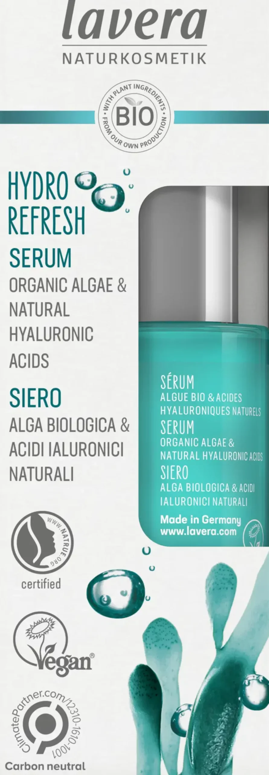 lavera Ihohaasteet|Ihonhoito<Hydro Refresh Serum 30ml