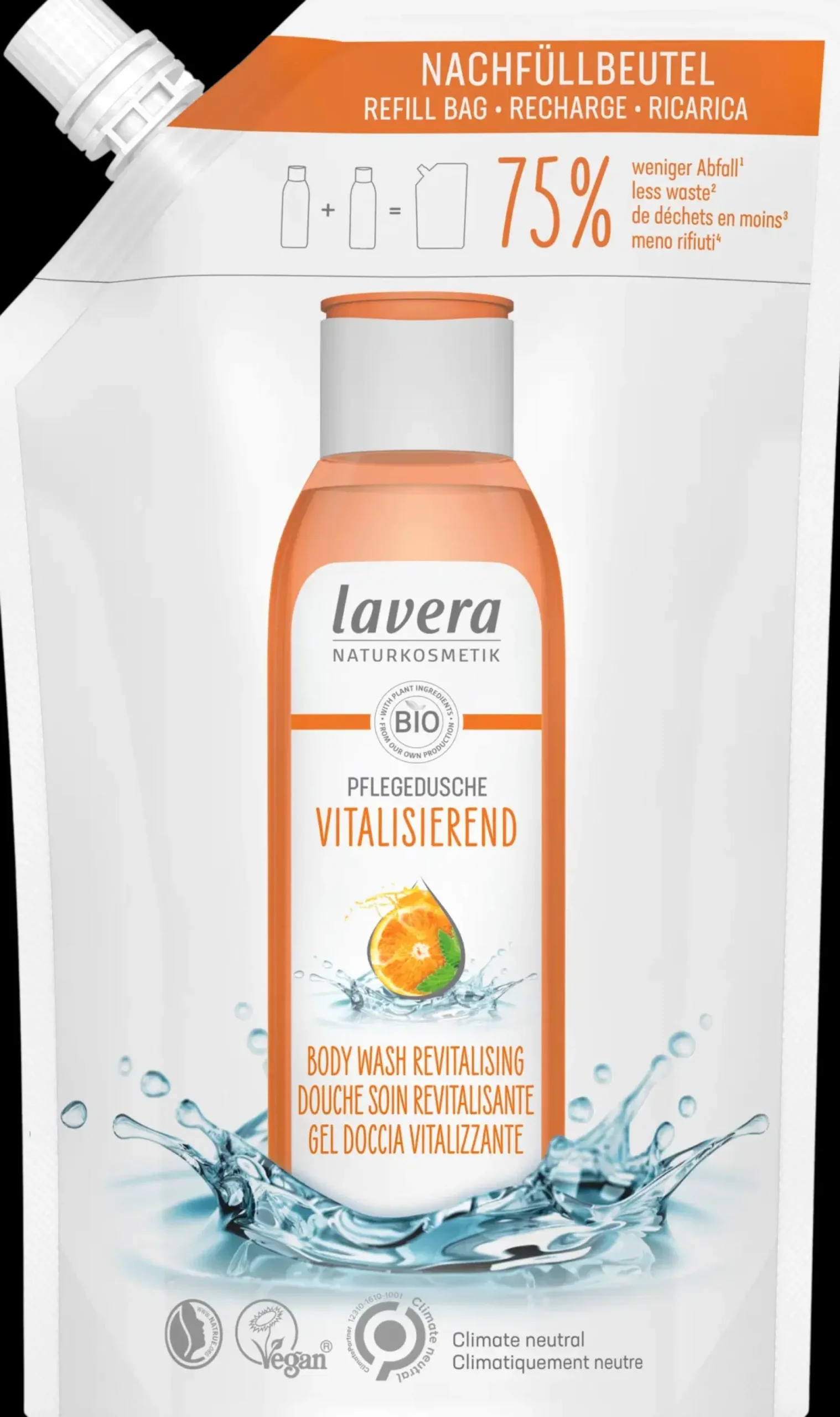 lavera Ihonhoito|Vartalonhoito<Refill Body Wash Revitalising 500ml