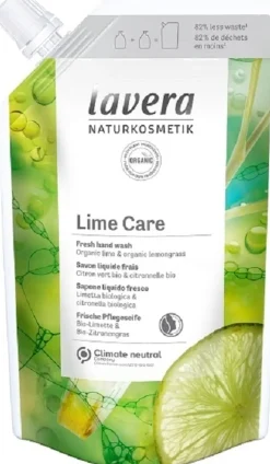 lavera Ihonhoito|Käsienhoito<Refill Pouch Lime Care Hand Wash - Lime käsisaippua täyttöpakkaus 500ml