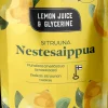 Lemon Juice u0026 Glycerine Käsienhoito<Lemon Juice and Glycerine Nestesaippua sitruuna täyttöpussi 550ml