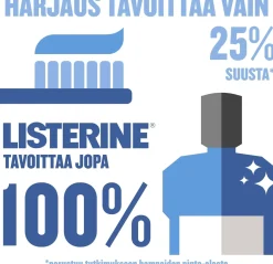 Listerine Suuhygienia|Suuhygienia<Advanced White Milder Taste suuvesi 500ml