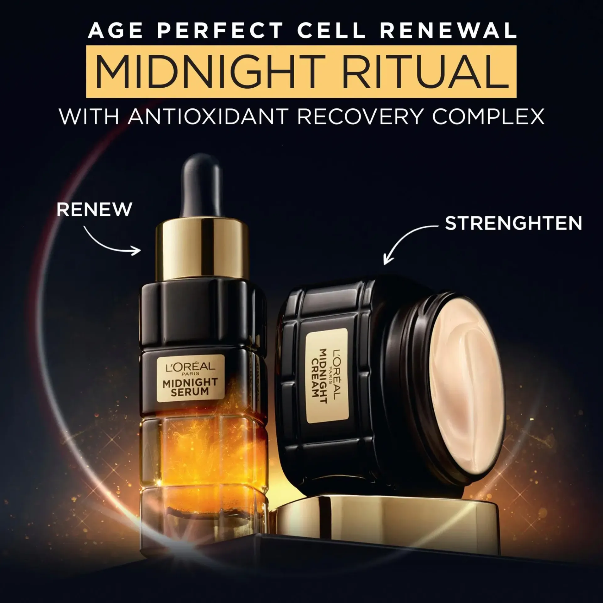 L'Oréal Paris Kasvojenhoito<Age Perfect Cell Renewal Midnight yövoide normaalille iholle 50ml