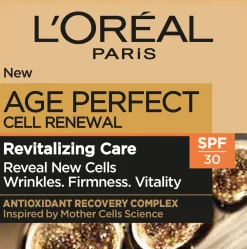 L'Oréal Paris Kasvojenhoito<Age Perfect Cell Renewal elinvoimaisuutta antava anti-age päivävoide SK30 50 ml