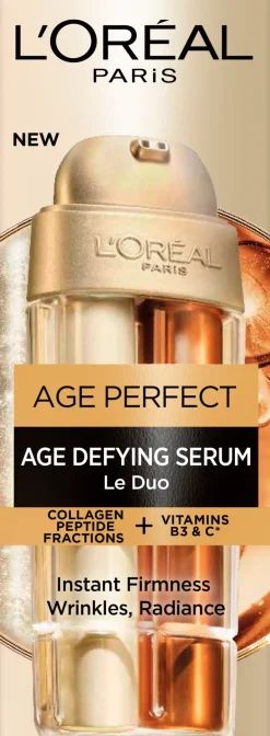 L'Oréal Paris Kasvojenhoito<Age Perfect Le Duo Age Defying Seerumi normaalille iholle 30 ml