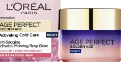 L'Oréal Paris Kasvojenhoito<Age Perfect Rosy Glow yövoide normaalille iholle 50 ml