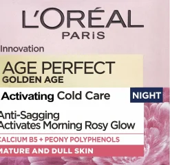 L'Oréal Paris Kasvojenhoito<Age Perfect Rosy Glow yövoide normaalille iholle 50 ml