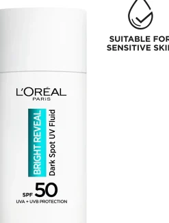 L'Oréal Paris Kasvojenhoito<Bright Reveal Niacinamide Dark Spot UV Lotion SK 50+ päivävoide 50ml