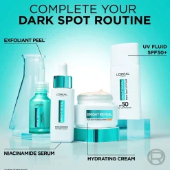 L'Oréal Paris Kasvojenhoito<Bright Reveal Niacinamide Dark Spot UV Lotion SK 50+ päivävoide 50ml