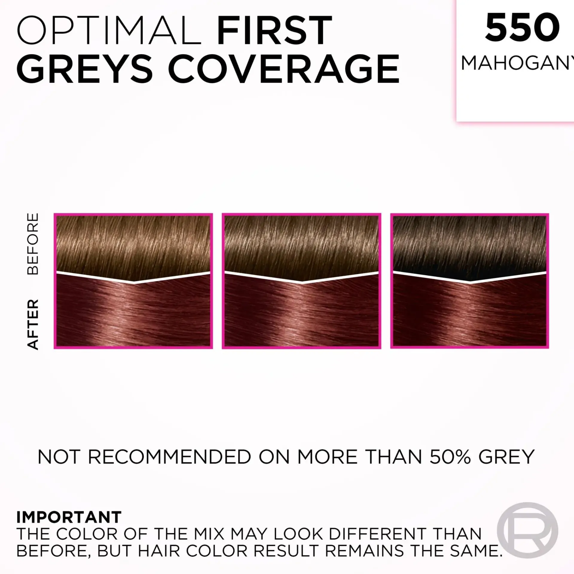 L'Oréal Paris Hiusvärit<Casting Crème Gloss 550 Mahogany Mahonginruskea kevytväri 1kpl