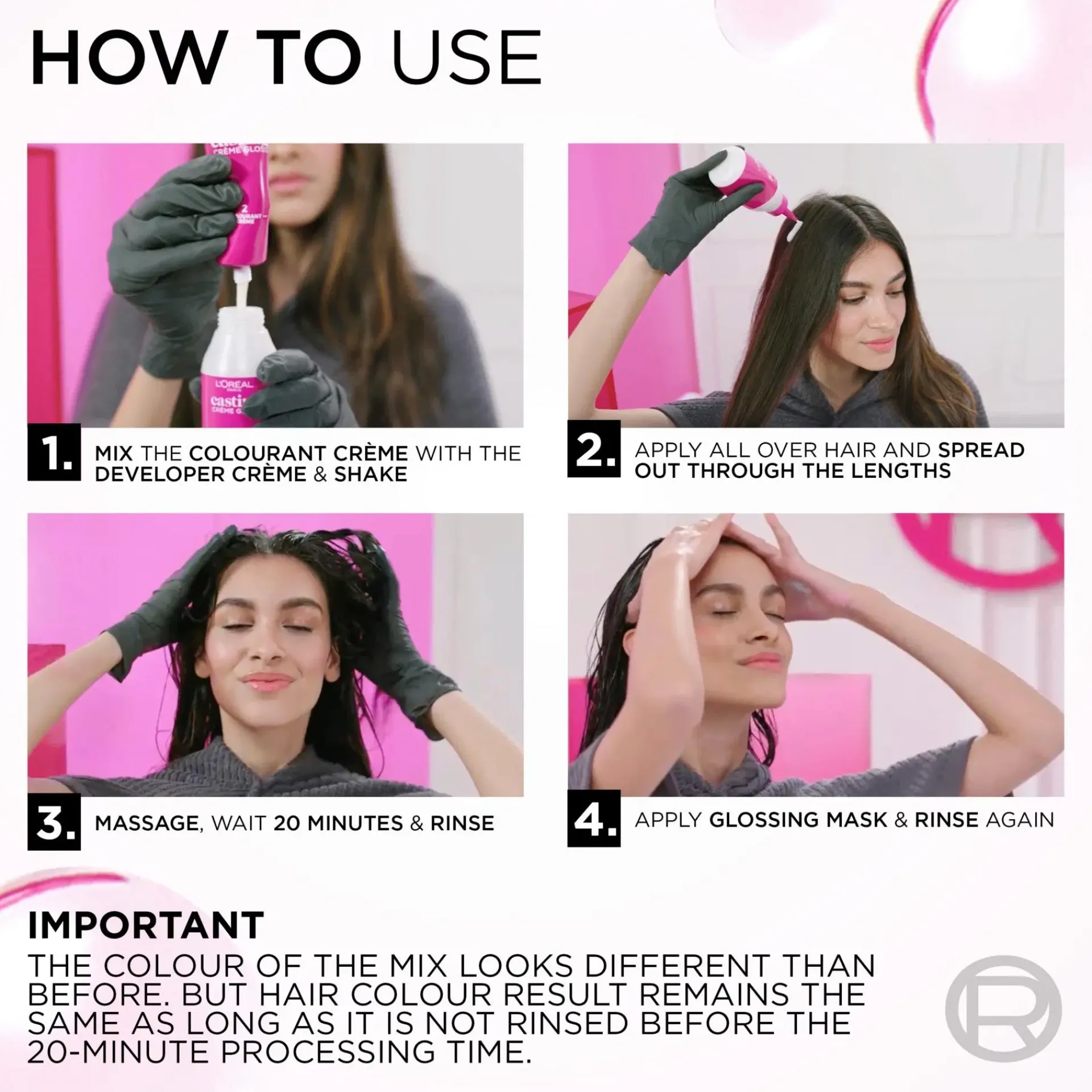 L'Oréal Paris Hiusvärit<Casting Crème Gloss 515 Iced Chocolate Vaaleanruskea Tuhka Mahonki kevytväri 1kpl