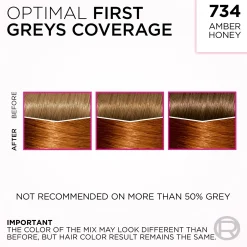 L'Oréal Paris Hiusvärit<Casting Crème Gloss 734 Amber Honey semi-permanent hiusväri normaaleille hiuksille 1 pce