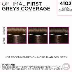 L'Oréal Paris Hiusvärit<Casting Crème Gloss 4102 Keskiruskea Tuhka Neutraali Helmiäinen kevytväri 1kpl