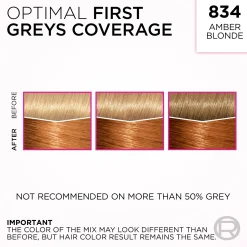 L'Oréal Paris Hiusvärit<Casting Crème Gloss 834 Amber Blonde Luonnonvaalea Kuparikulta kevytväri 1kpl