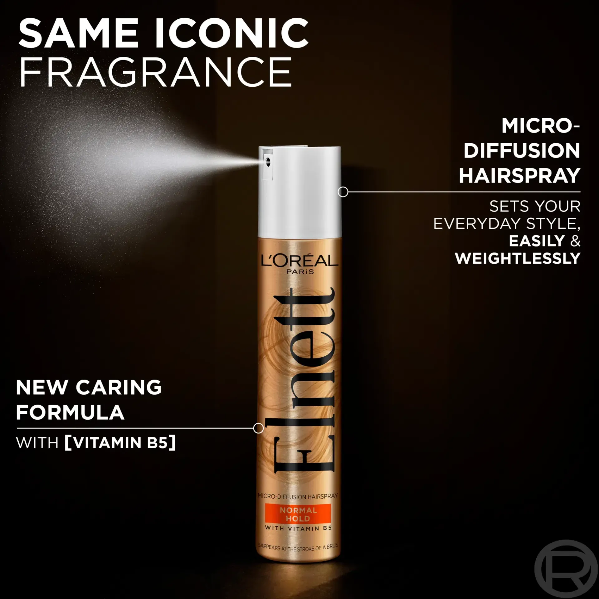 L'Oréal Paris Hiusten Muotoilutuotteet<Elnett Hair Spray Normal hiuslakka 200 ml