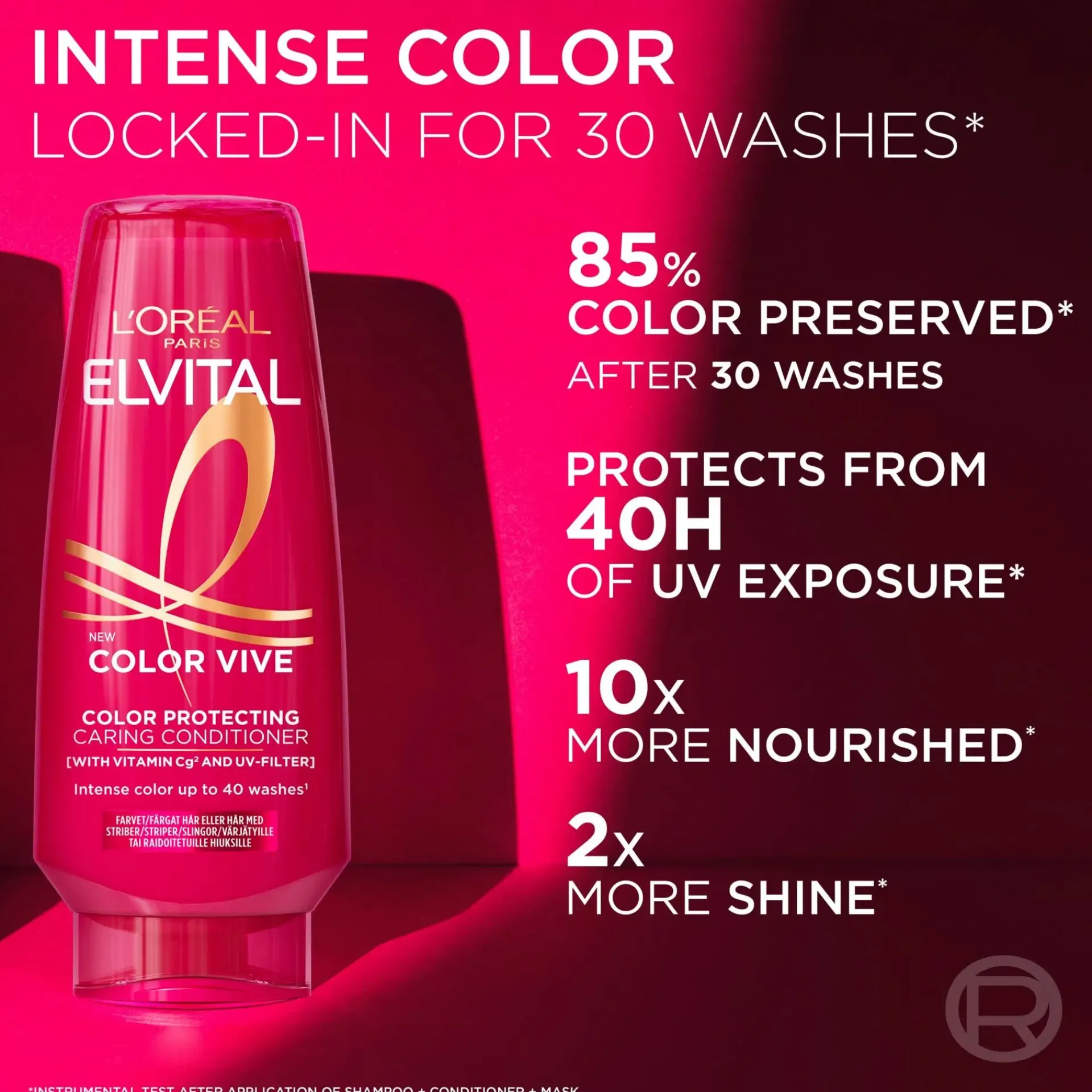 L'Oréal Paris Hiustenhoito<Elvital Color-Vive Hoitoaine värjätyille ja raidoitetuille hiuksille 200ml