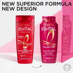 L'Oréal Paris Shampoot<Elvital Color-Vive Shampoo värjätyille ja raidoitetuille hiuksille 250ml