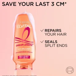 L'Oréal Paris Hiustenhoito<Elvital Dream Length HairDetangler hoitoaine pitkille, vaurioituneille hiuksille 200ml