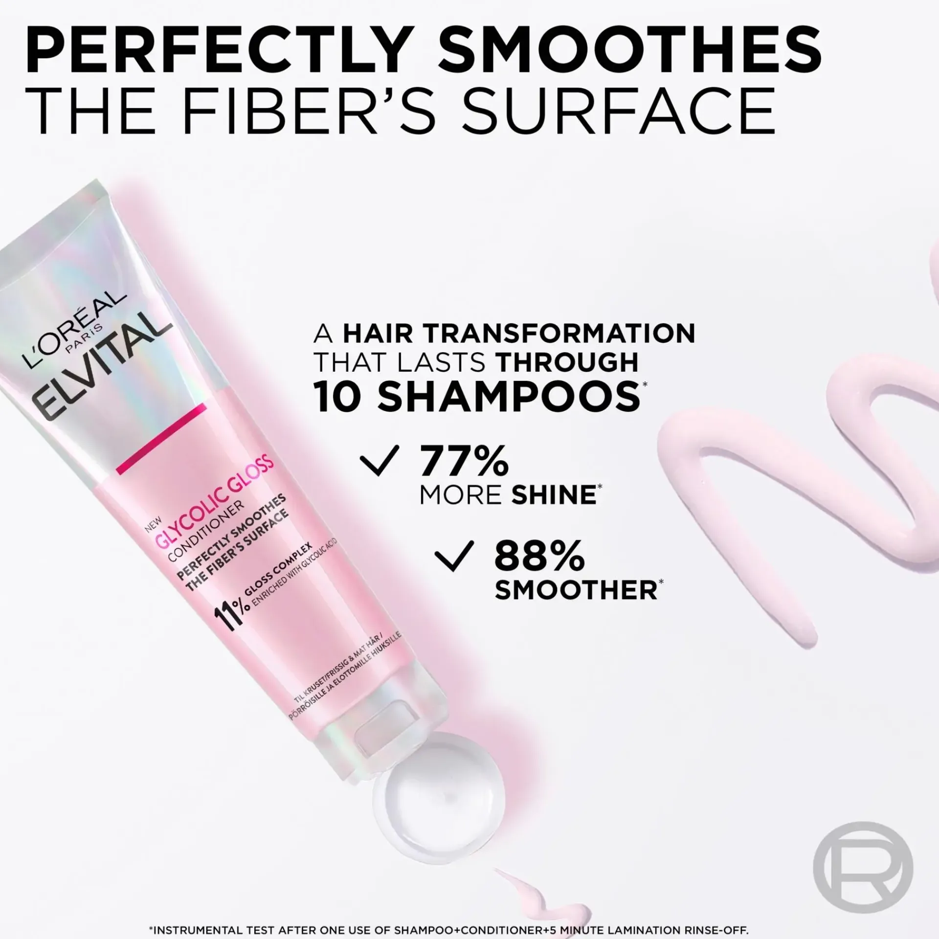 L'Oréal Paris Hiustenhoito<Elvital Glycolic Gloss hoitoaine kiillottomille hiuksille 150ml