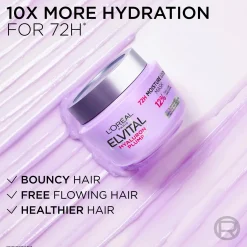 L'Oréal Paris Hiustenhoito<Elvital Hyaluron Plump hiusnaamio kosteutta kaipaaville hiuksille 300ml