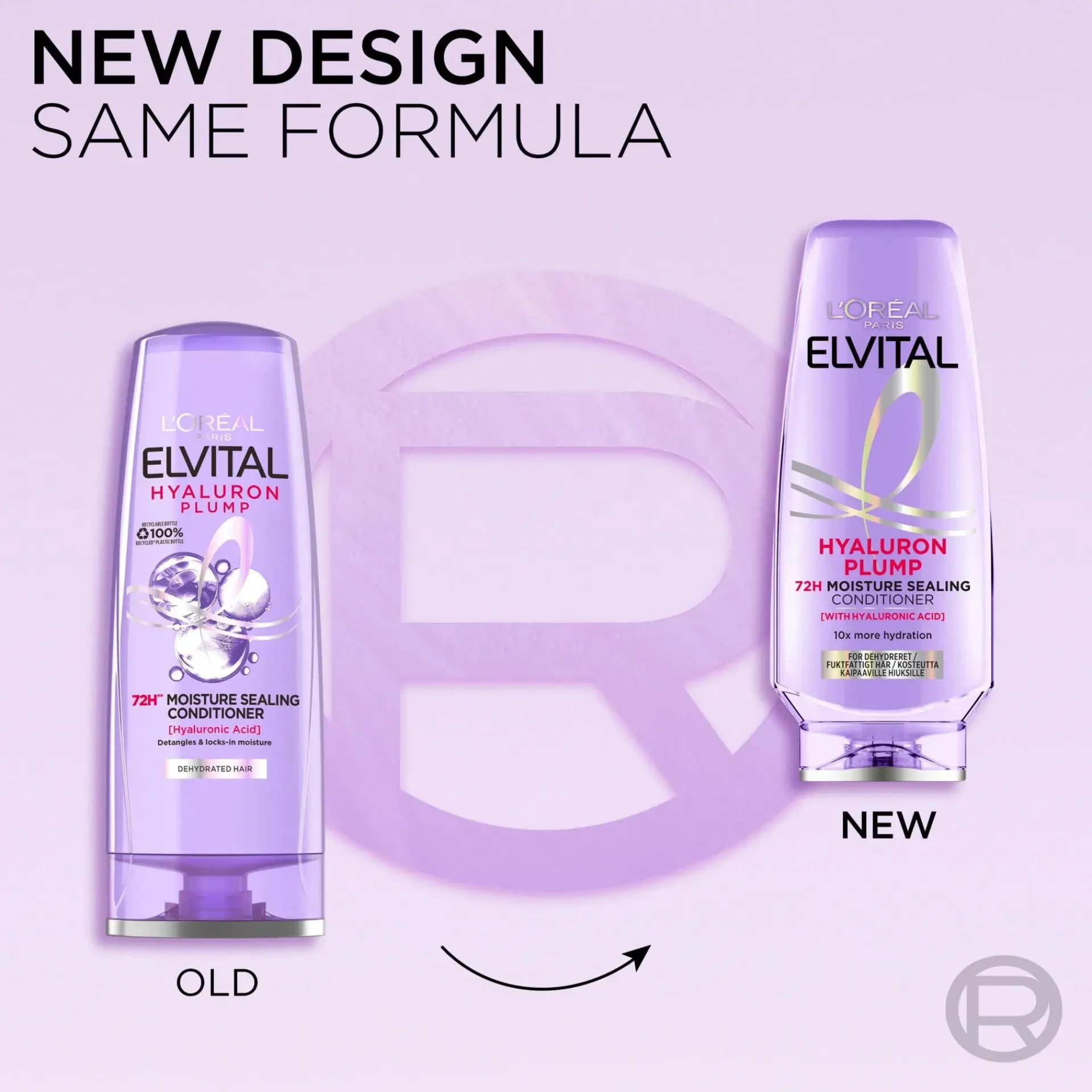 L'Oréal Paris Hiustenhoito<Elvital Hyaluron Plump hoitoaine kosteutta kaipaaville hiuksille 200ml